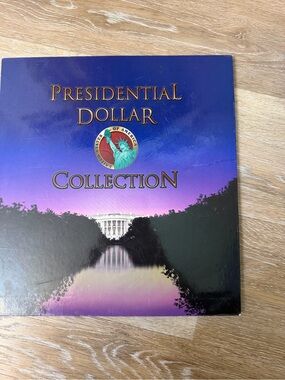 Presidential Dollar Collection Album 20 Coin Commemorative Mint 2007 Partial Set